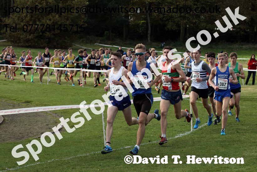 Junior men, 2016 National Cross Country Relays, Berry Hill Park, Mansfield. Photo: David T. Hewitson/Sports for All Pics